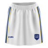 Custom Skirt/Skort White, Blue & Yellow Side Stripes